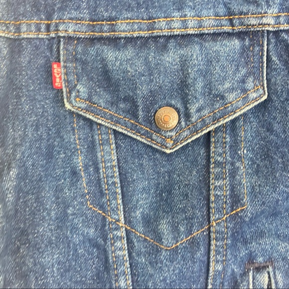 Levi’s vintage denim Jean Shearling jacket 40R - Picture 13 of 13